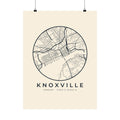 Knoxville Street Map Poster