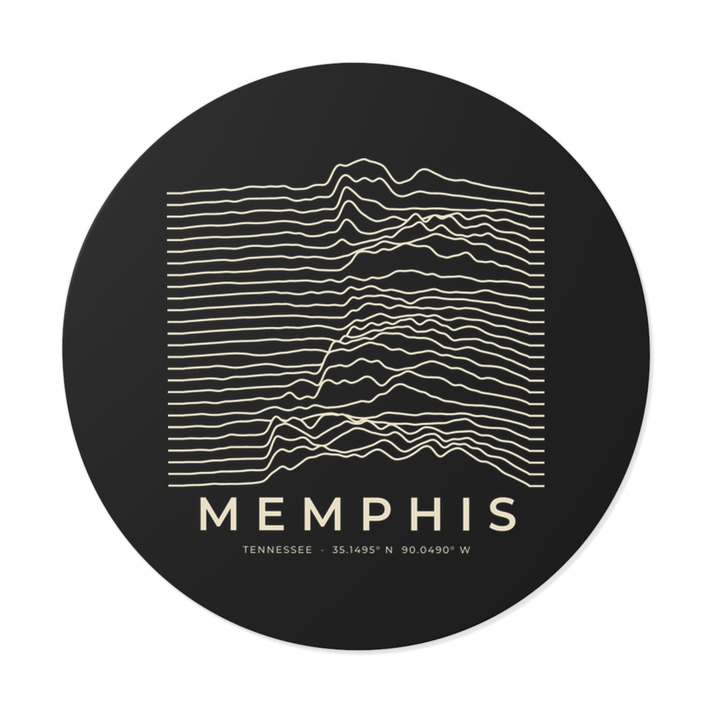 Memphis Ridgeline Sticker (Black)