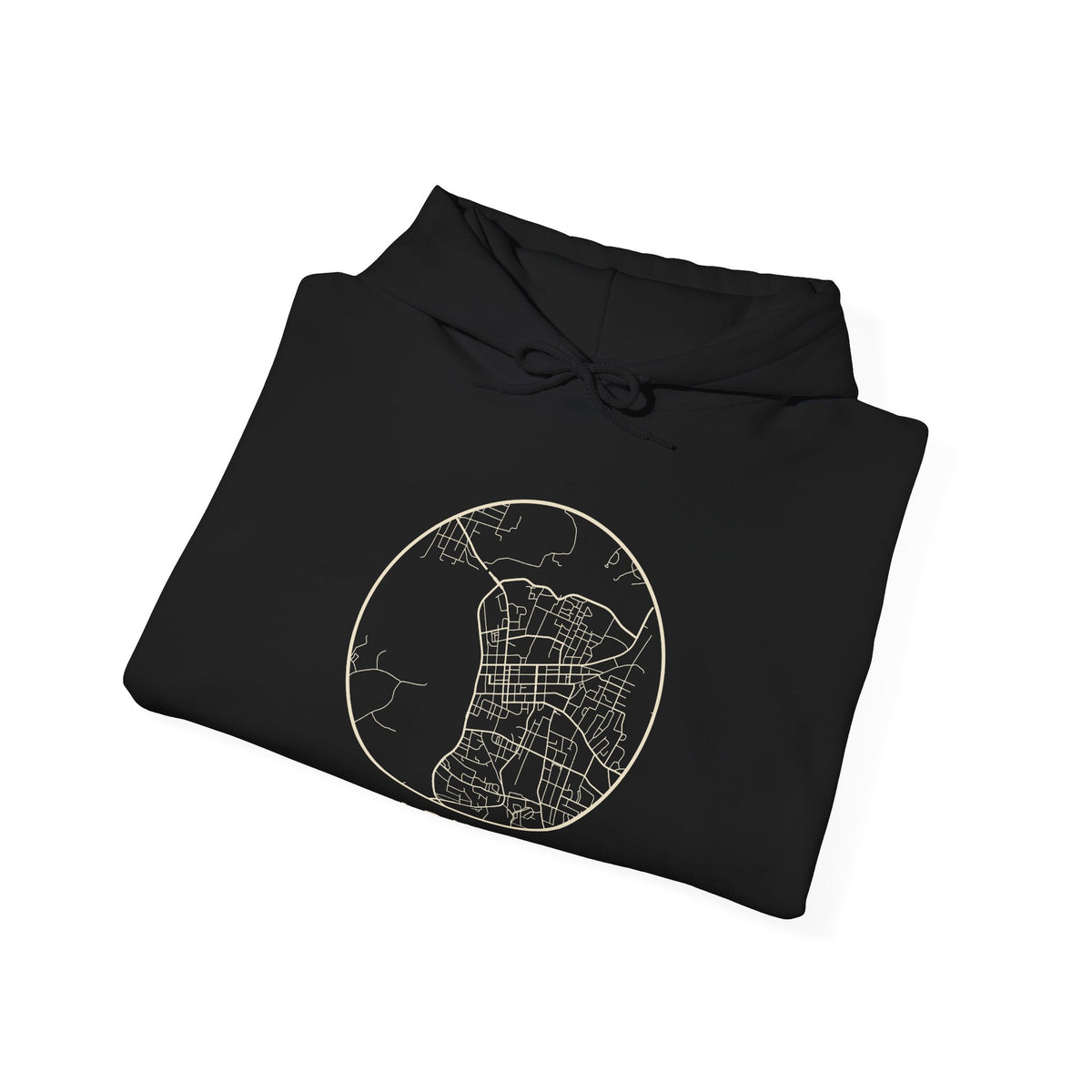 Clarksville Street Map Hoodie