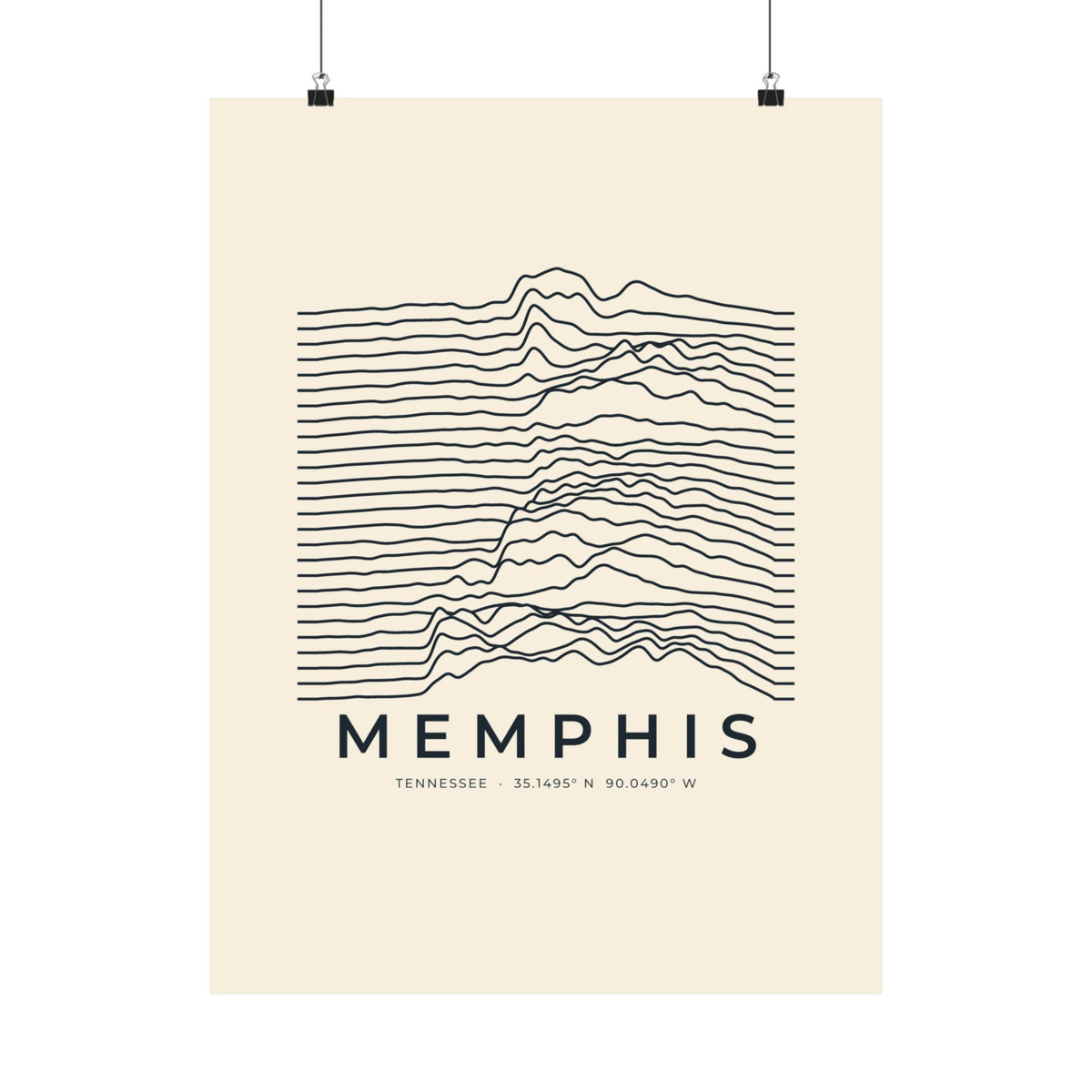 Memphis Ridgeline Poster