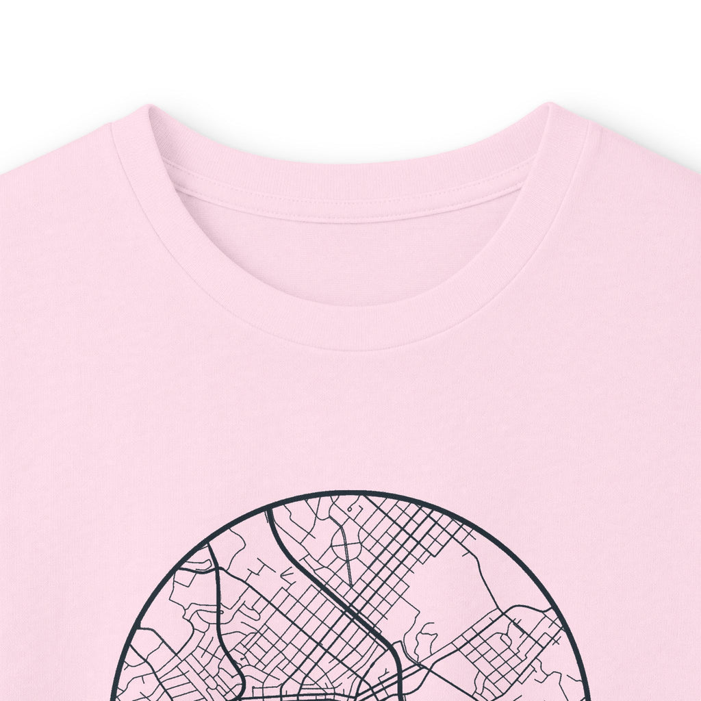 Johnson City Street Map Long Sleeve T-Shirt