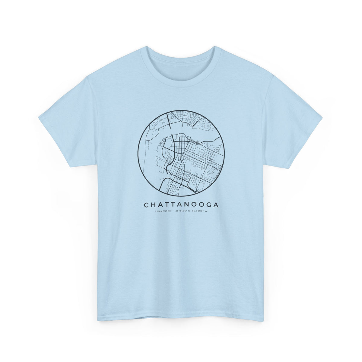 Chattanooga Street Map T-Shirt