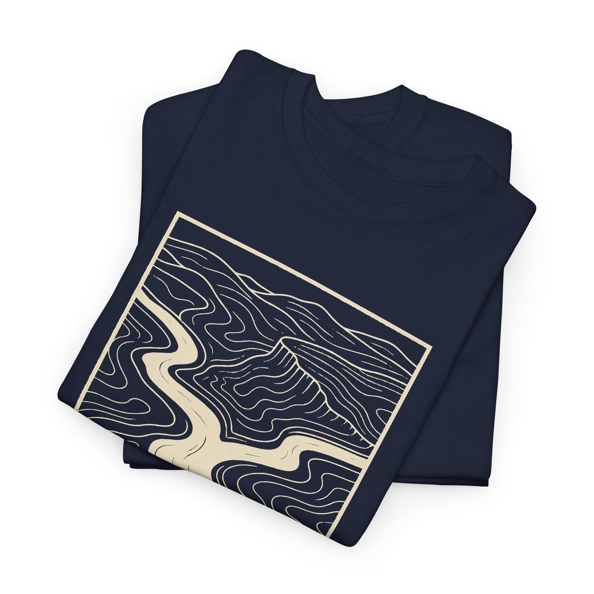 Clarksville Topo Map T-Shirt