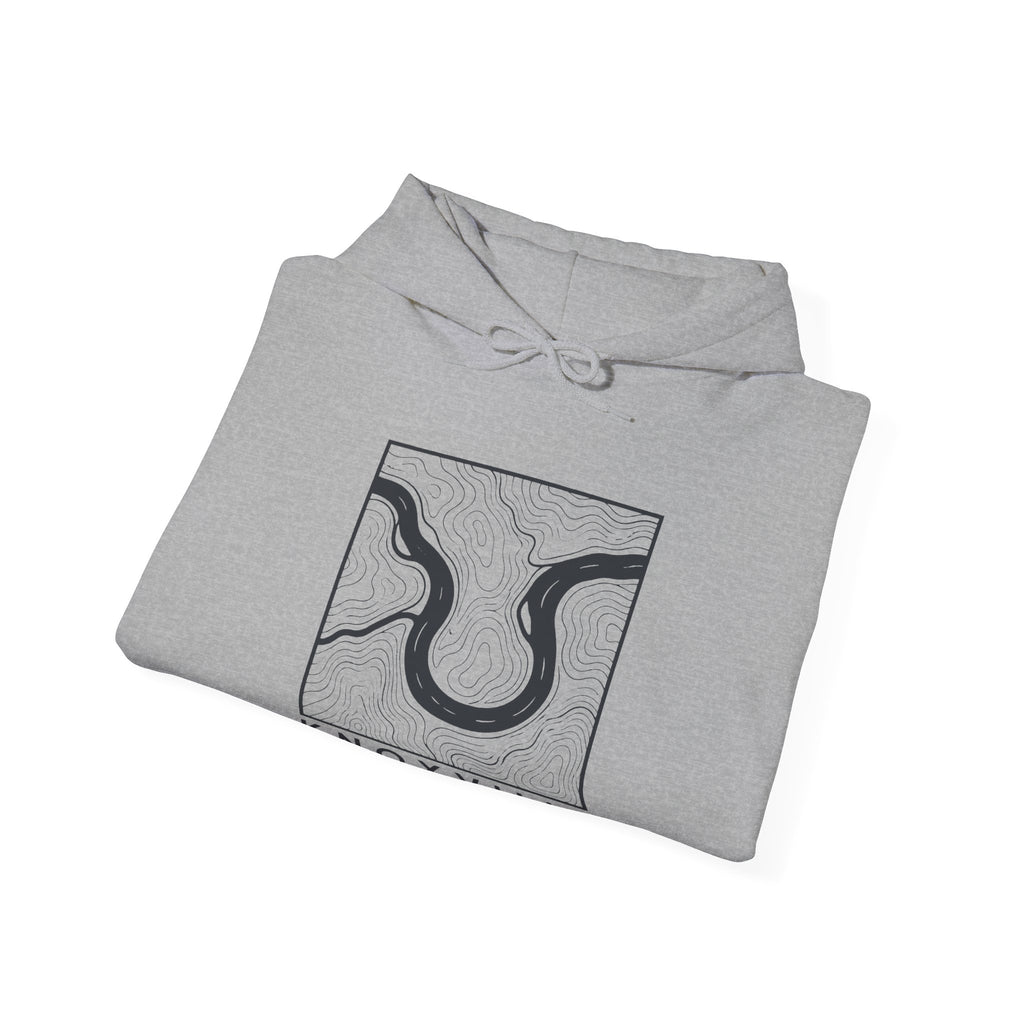 Knoxville Topo Map Hoodie