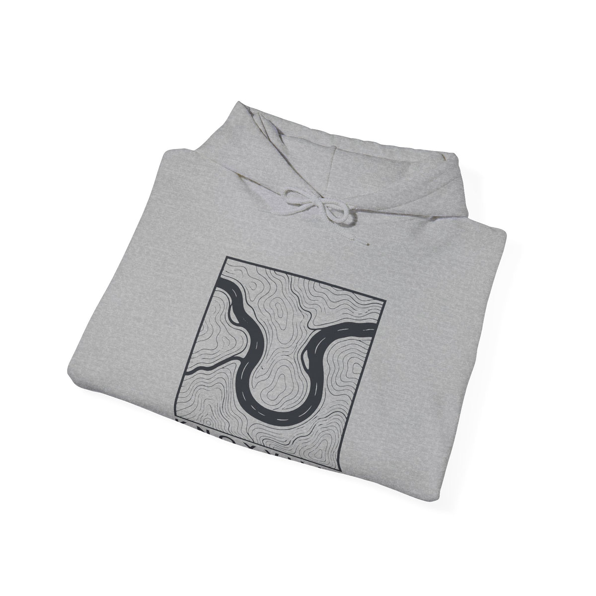 Knoxville Topo Map Hoodie