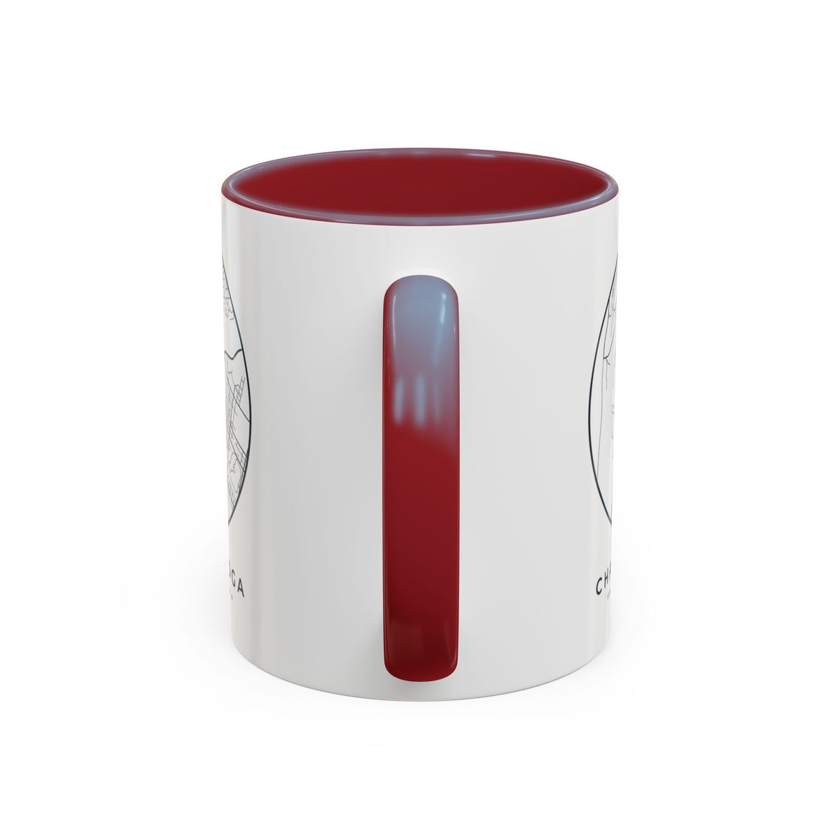 Chattanooga Street Map Accent Mug