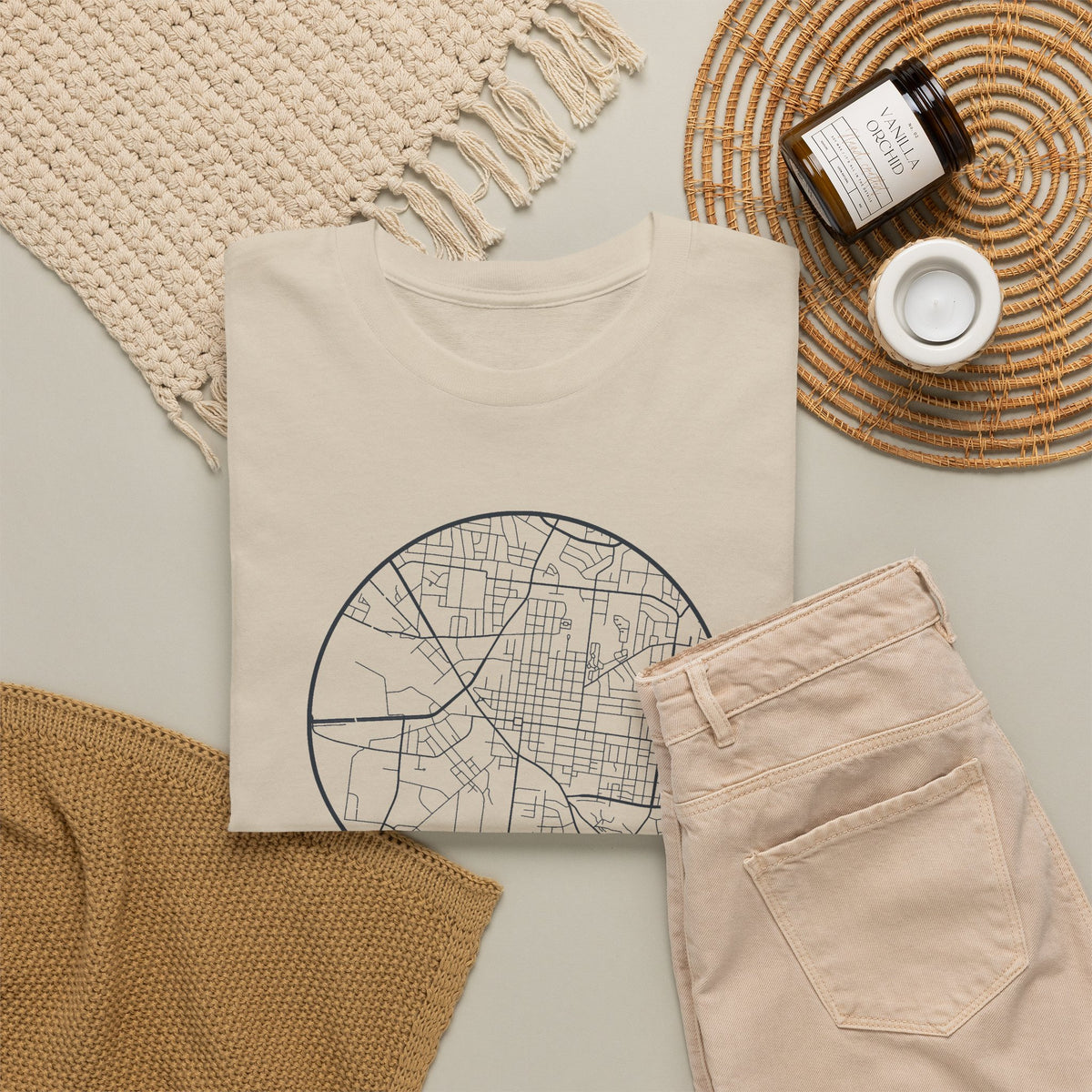 Murfreesboro Street Map T-Shirt
