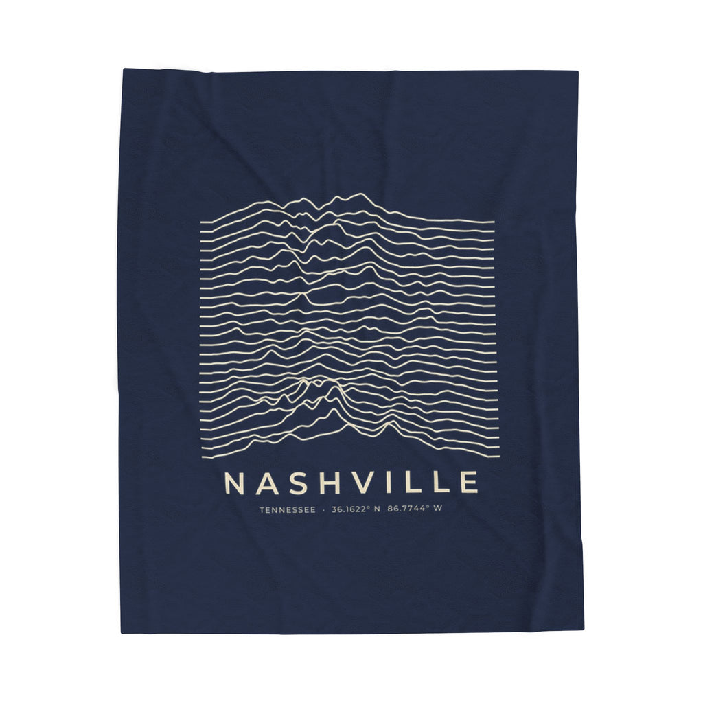 Nashville Ridgeline Blanket (Navy)