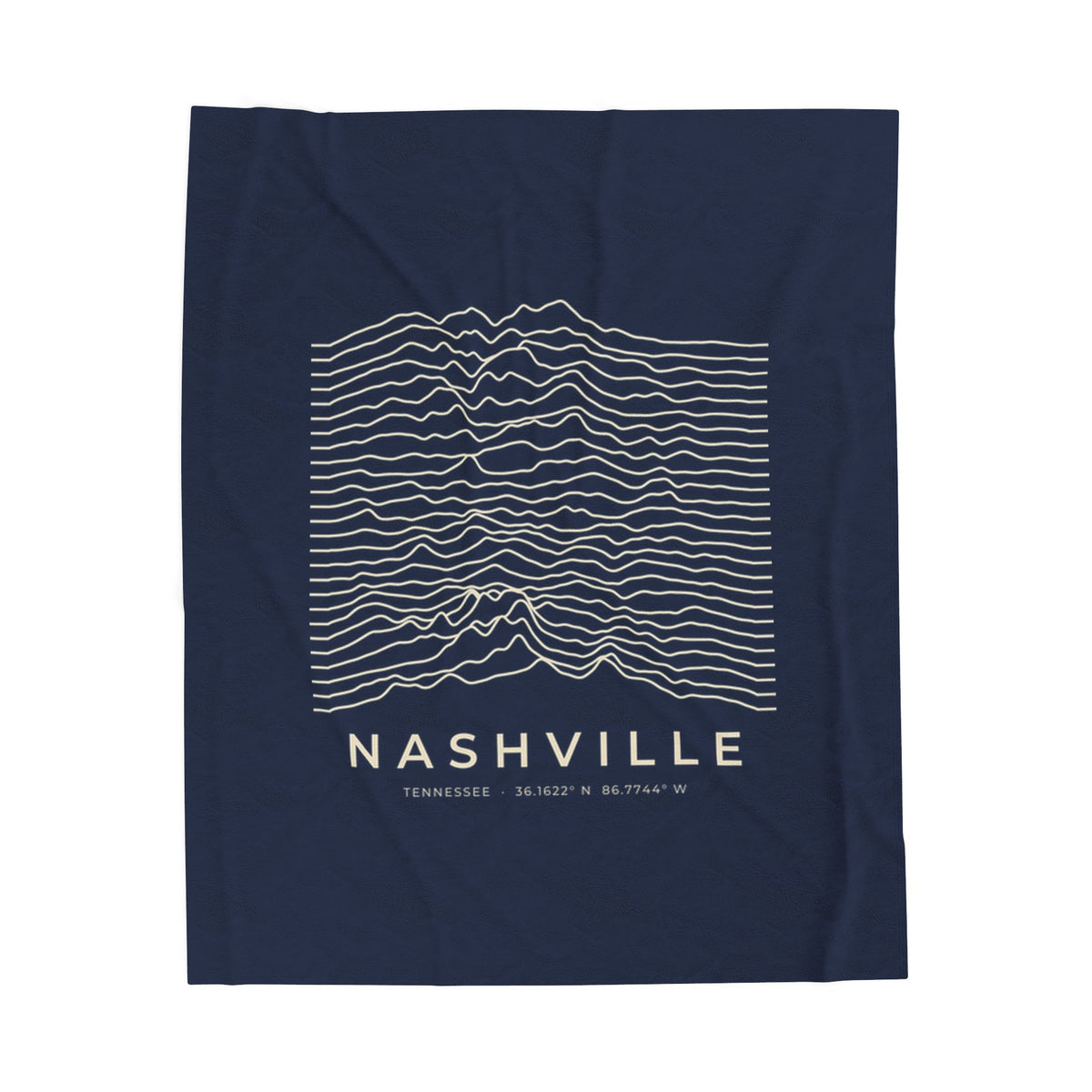 Nashville Ridgeline Blanket (Navy)