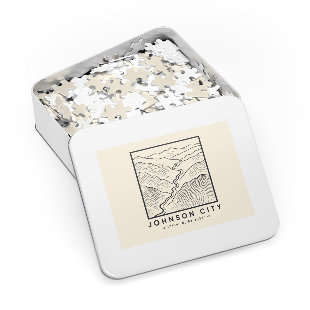Johnson City Topo Map Puzzle