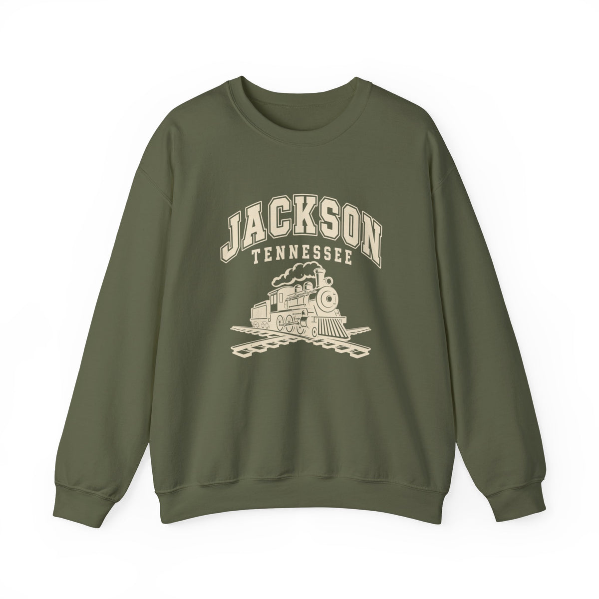 Jackson Vintage Varsity Crewneck Sweatshirt
