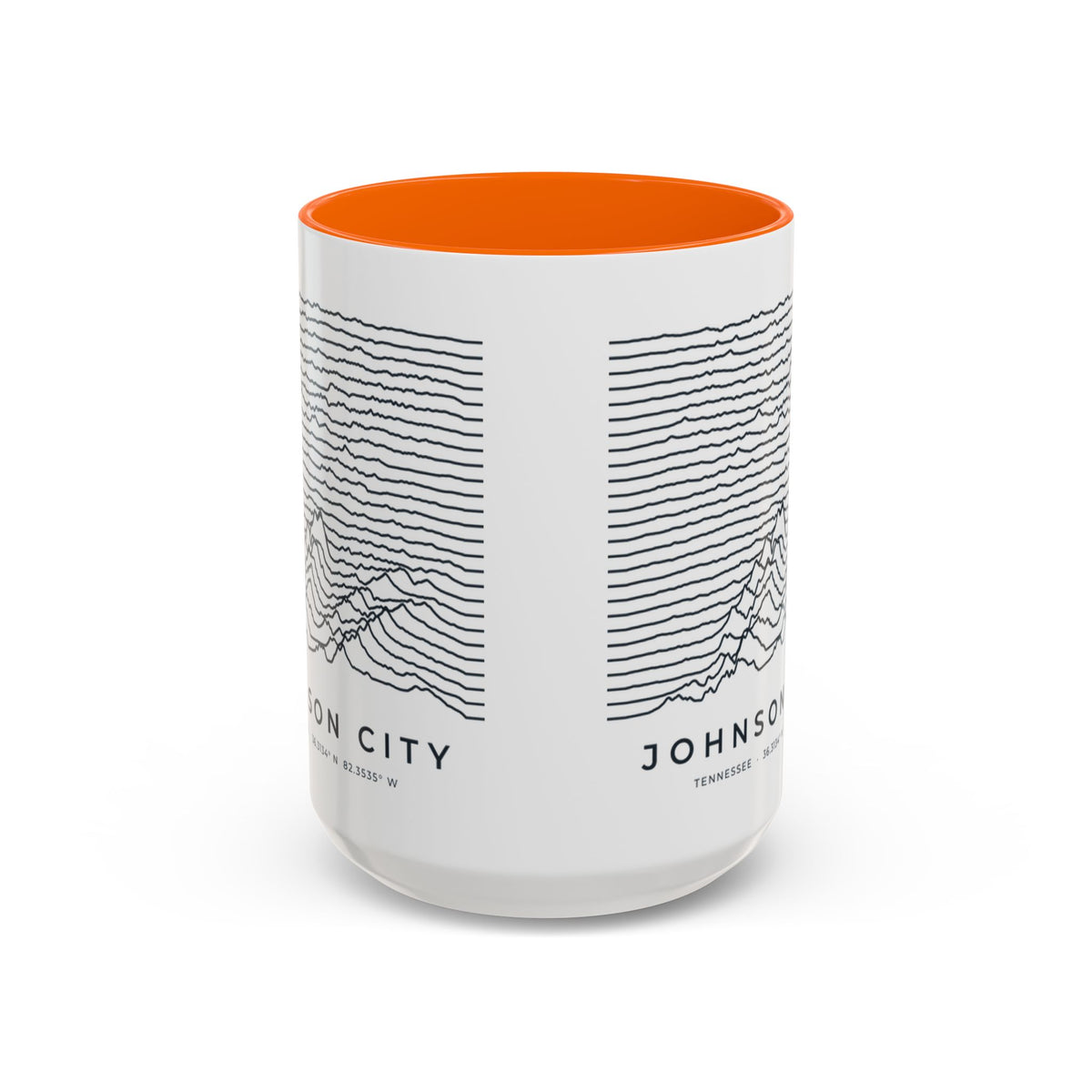 Johnson City Ridgeline Accent Mug