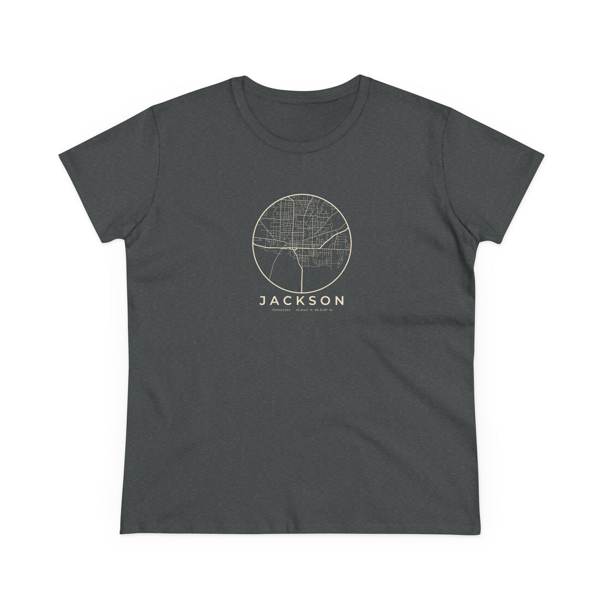 Jackson Street Map Women's T-Shirt