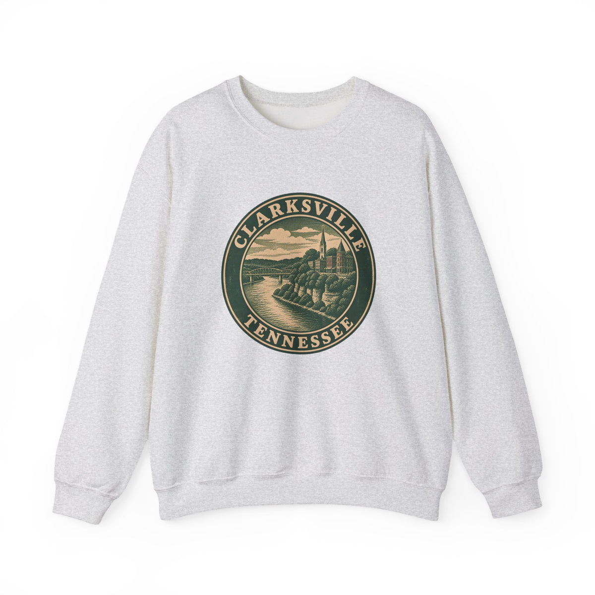 Clarksville Park Badge Crewneck Sweatshirt