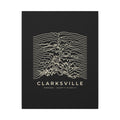 Clarksville Ridgeline Canvas Print (Black)