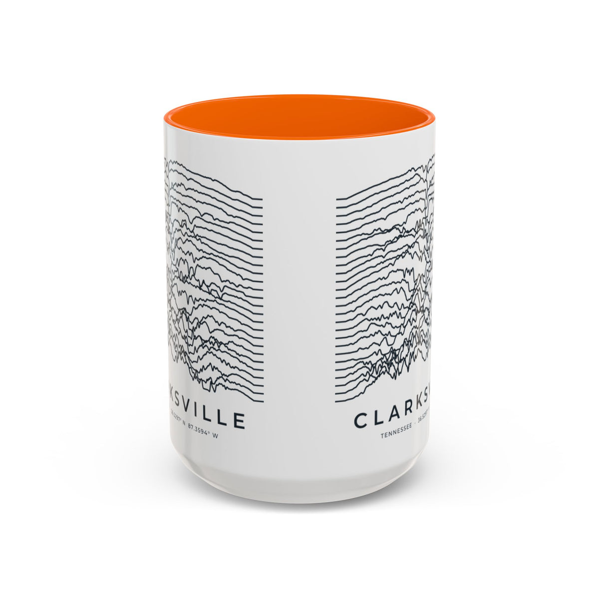 Clarksville Ridgeline Accent Mug
