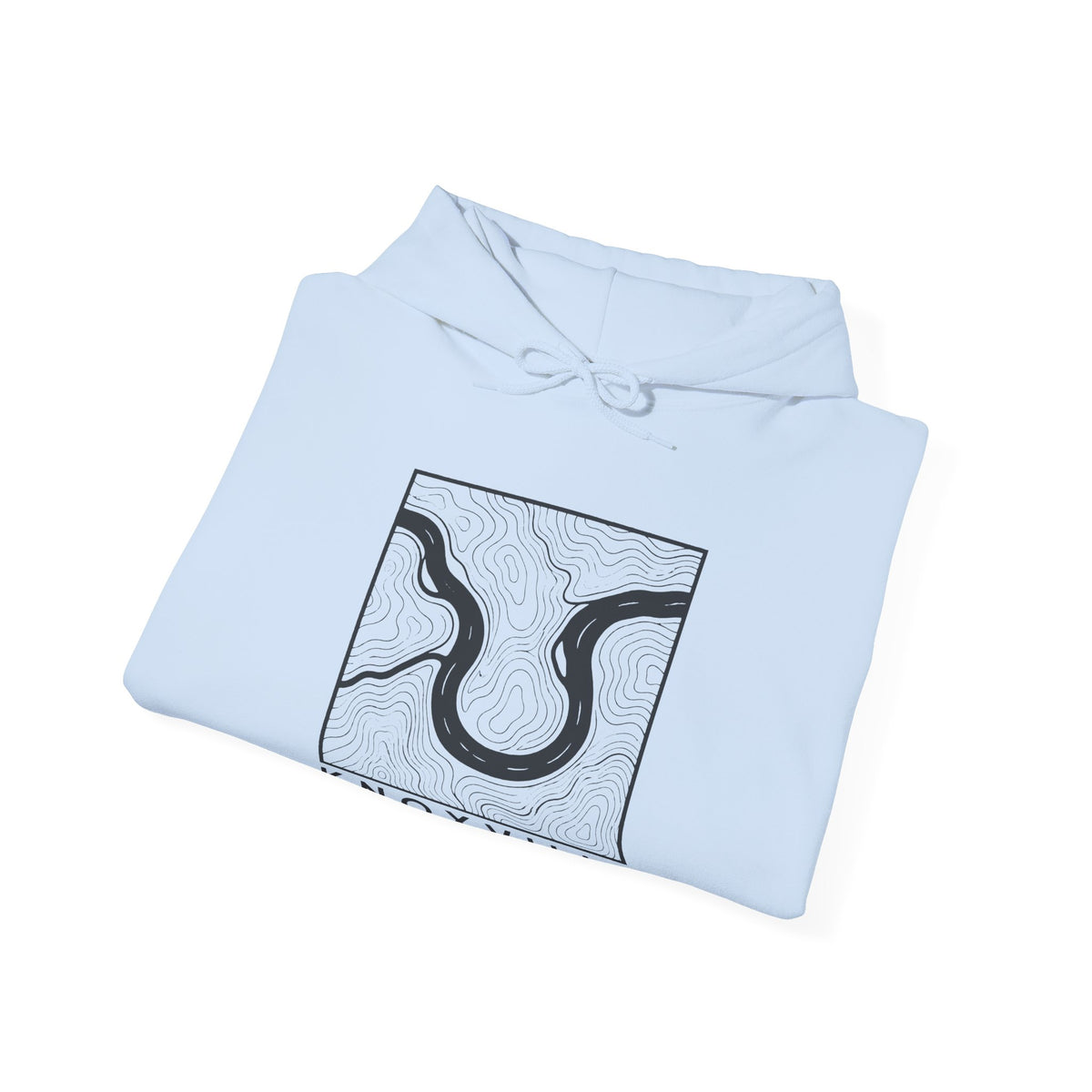 Knoxville Topo Map Hoodie