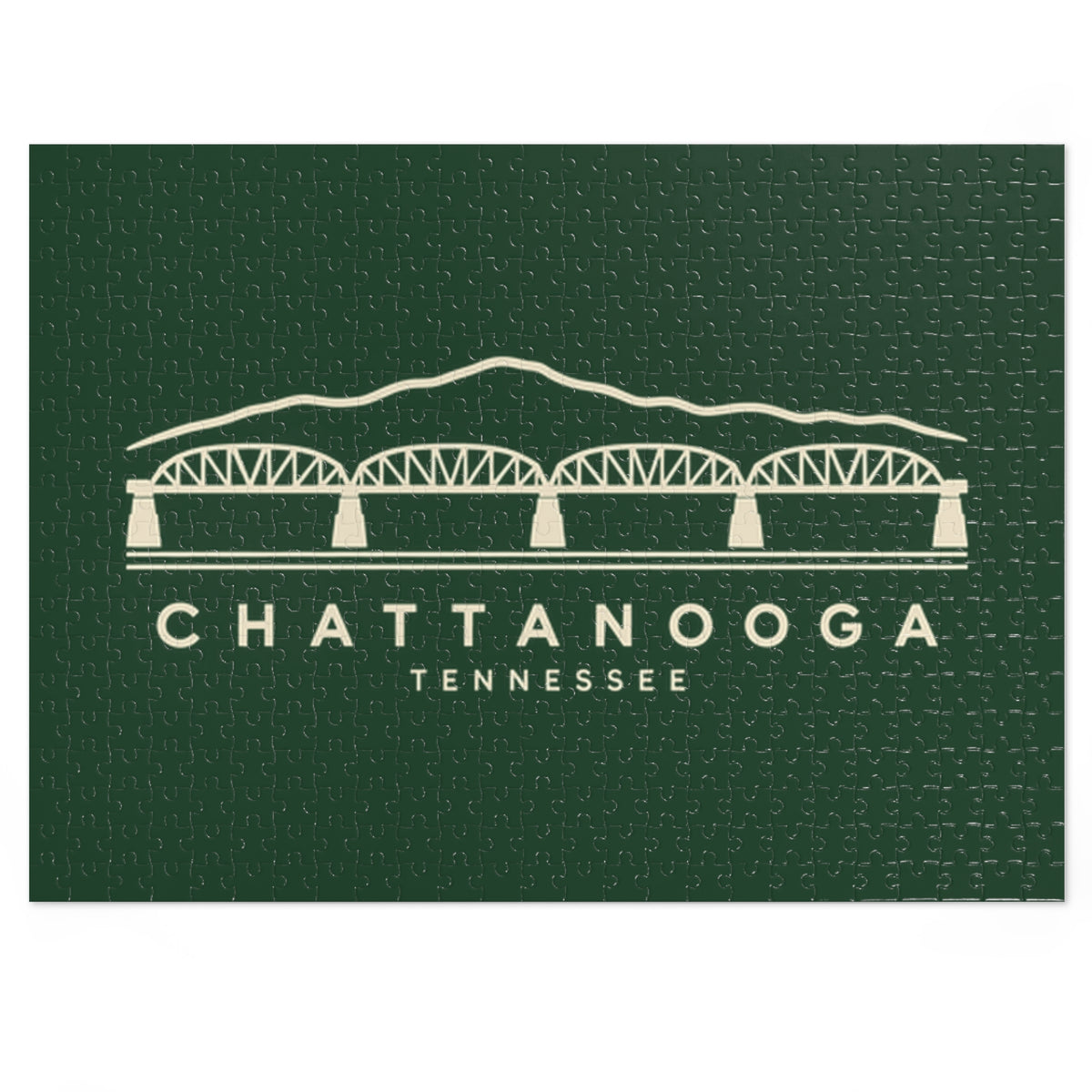Chattanooga Walnut Street Bridge Puzzle (Forest Green)