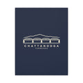 Chattanooga Walnut Street Bridge Canvas Print (Navy)