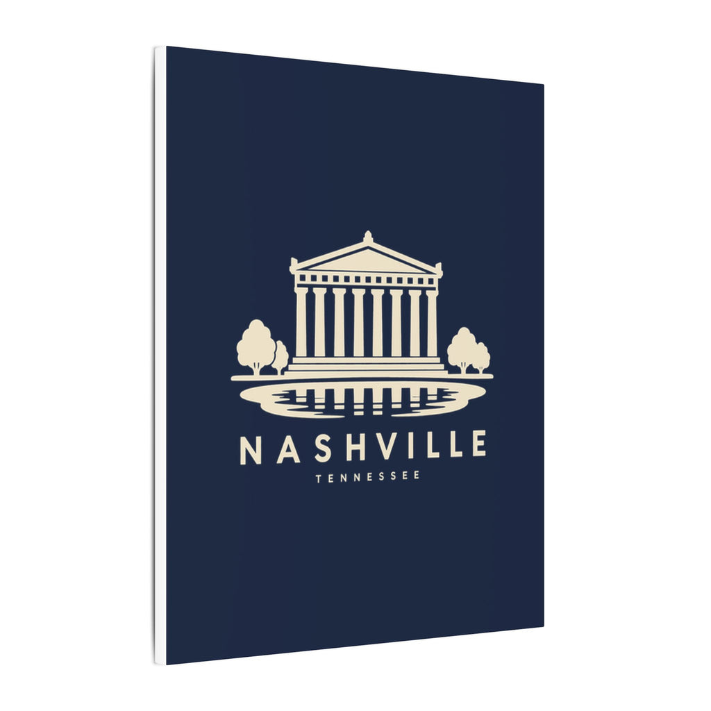 Nashville Parthenon Canvas Print (Navy)