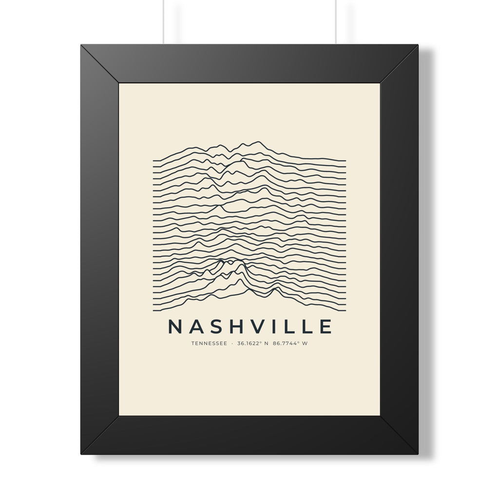Nashville Ridgeline Framed Print