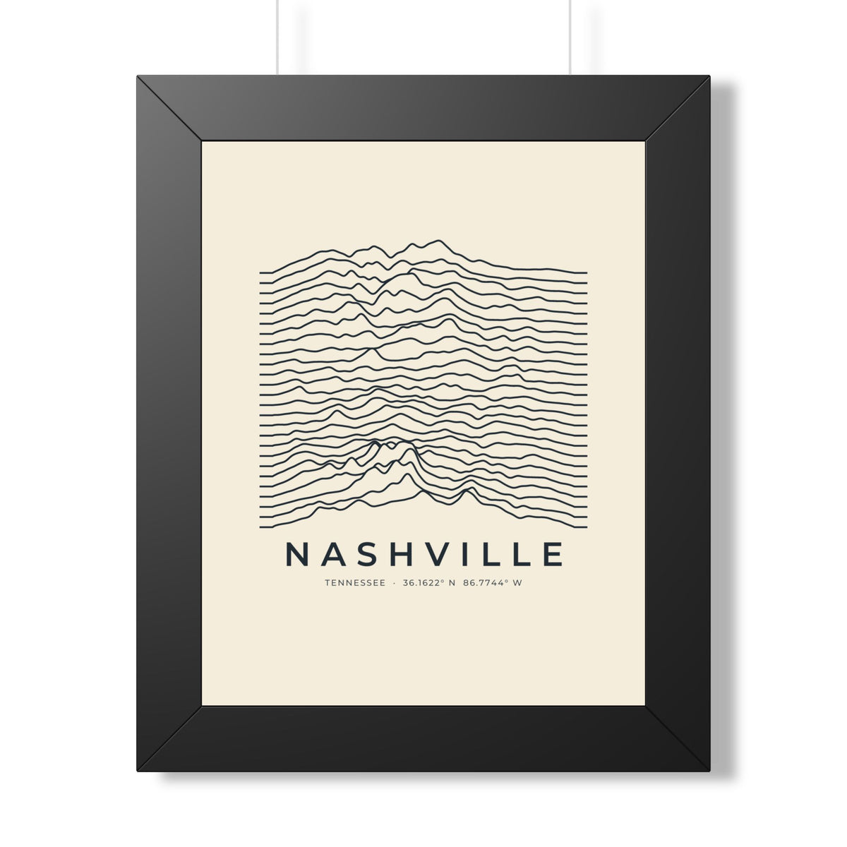 Nashville Ridgeline Framed Print