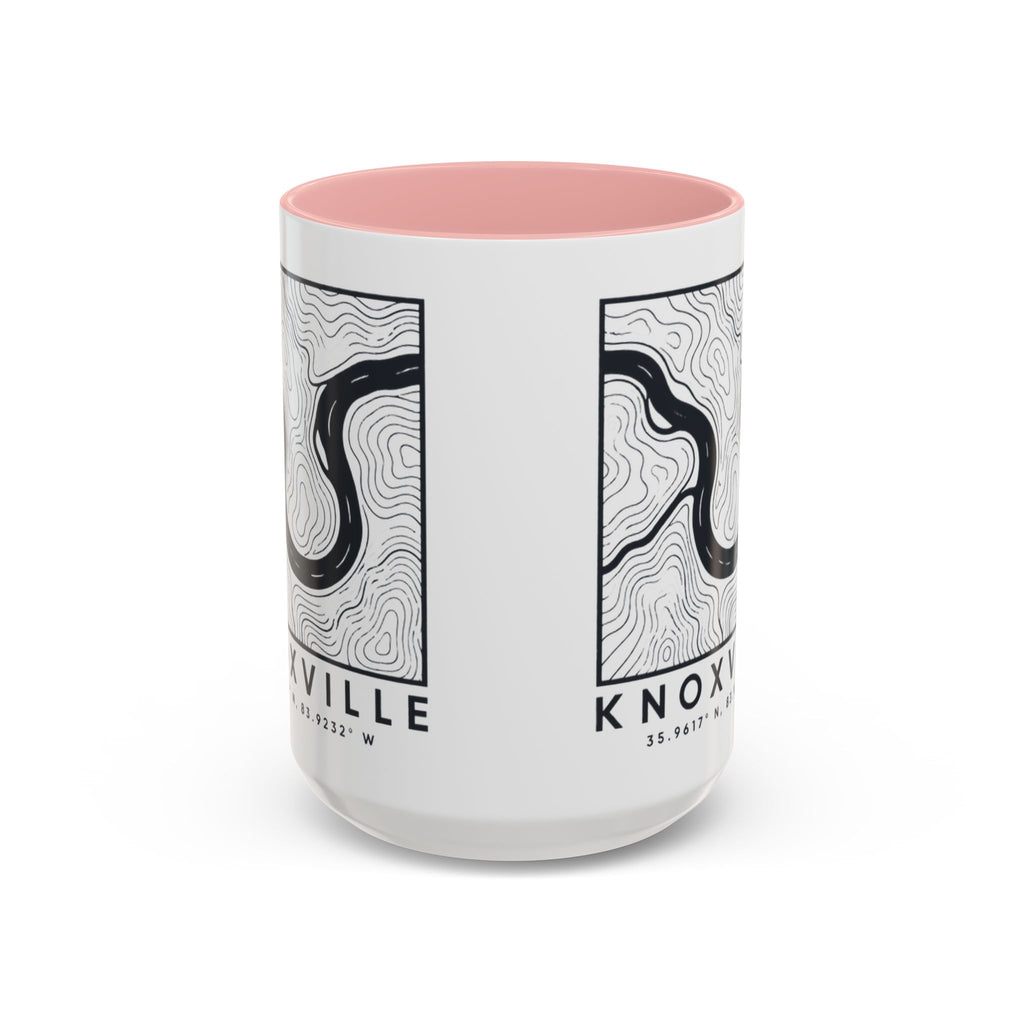 Knoxville Topo Map Accent Mug