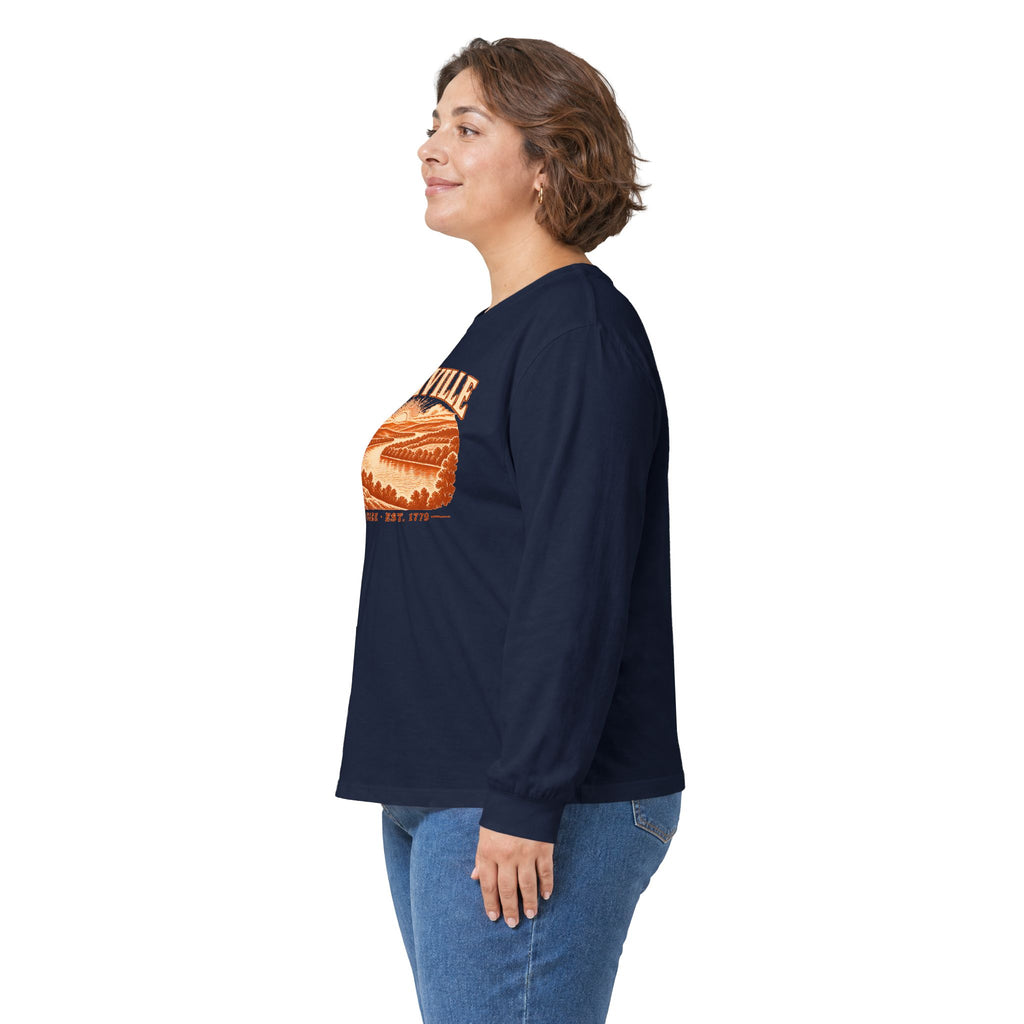 Nashville Engraved Valley Long Sleeve T-Shirt
