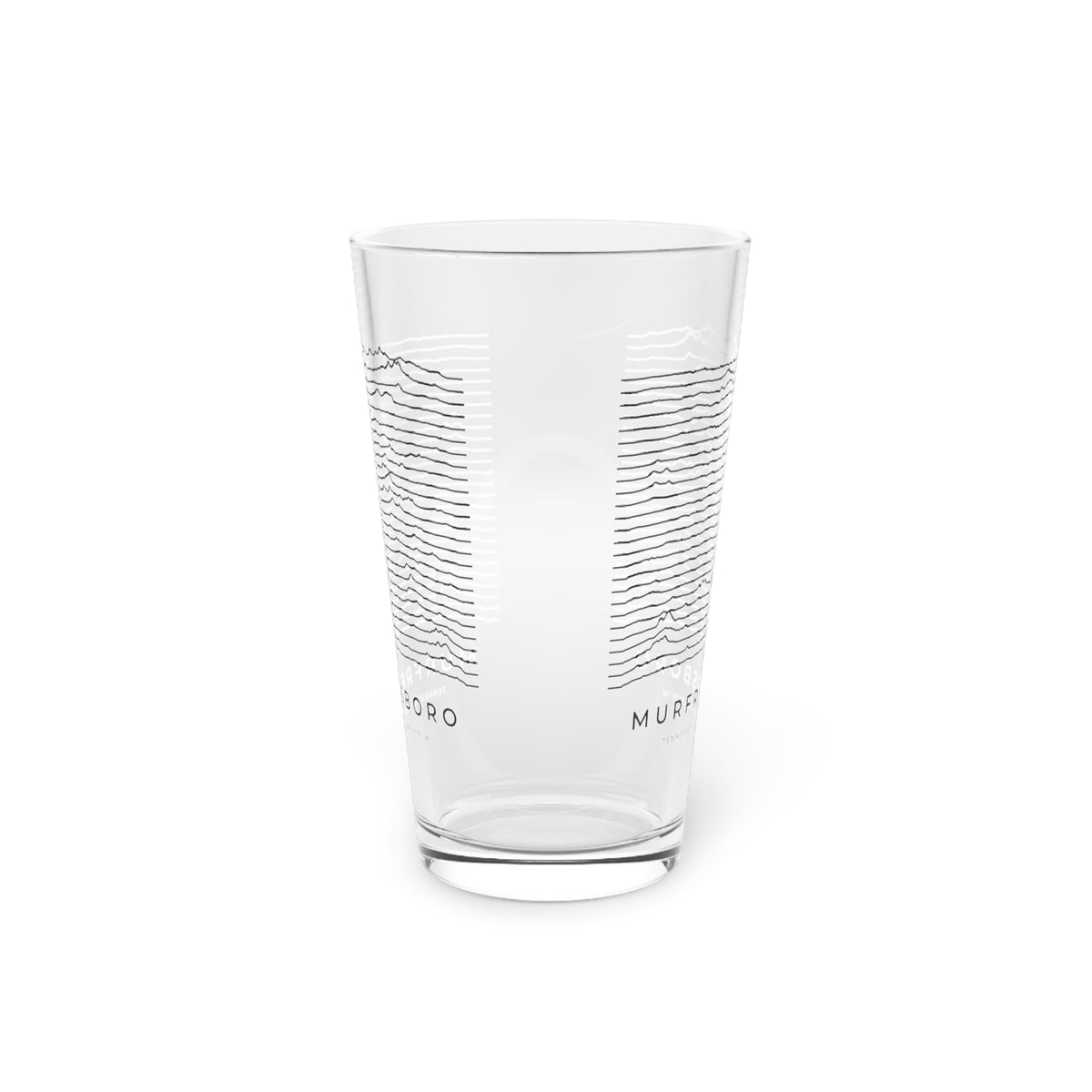 Murfreesboro Ridgeline Pint Glass