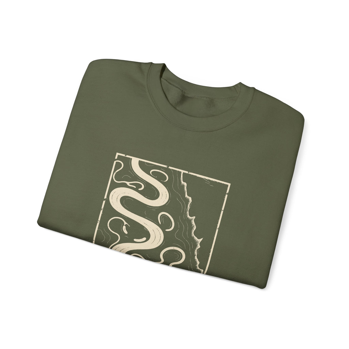 Memphis Topo Map Crewneck Sweatshirt