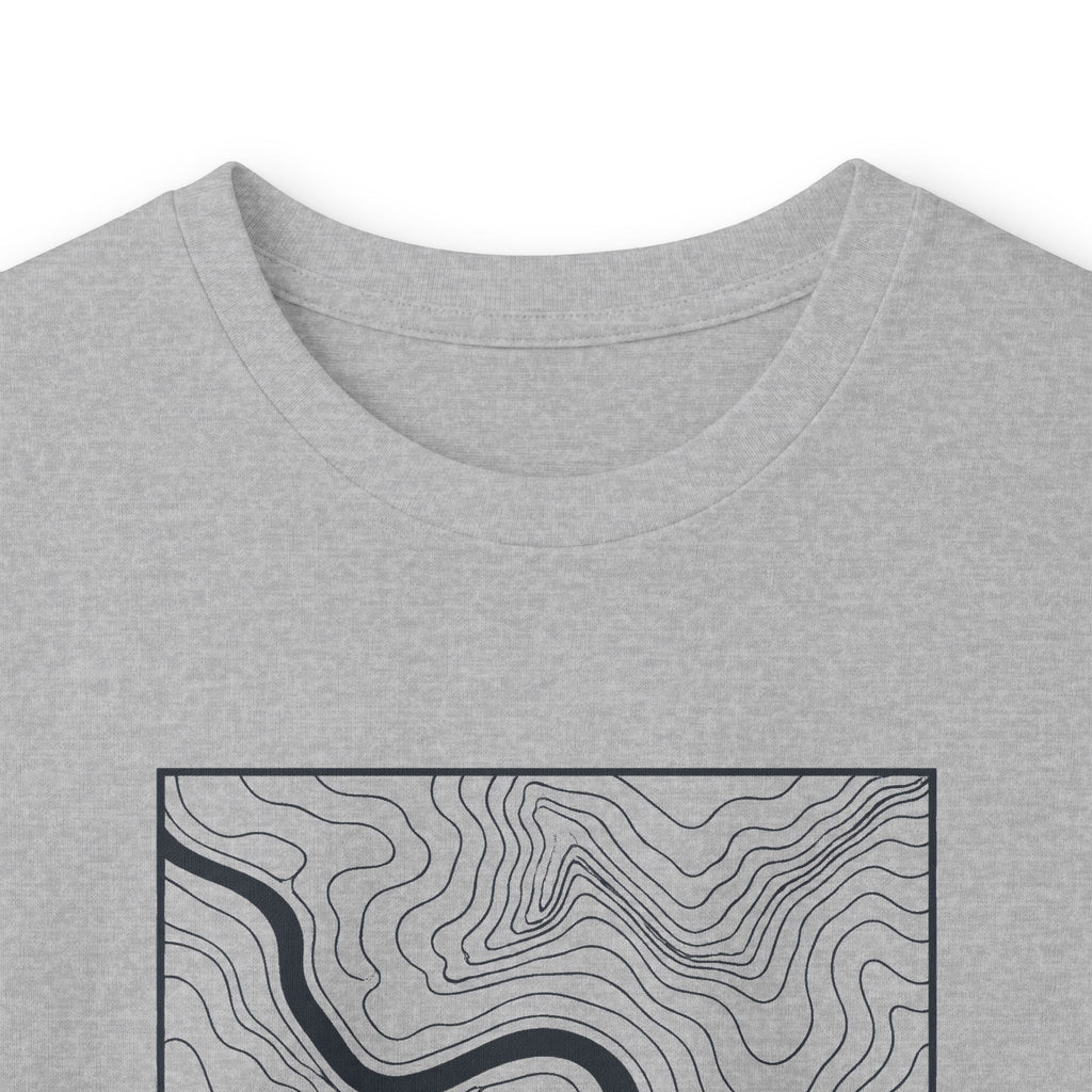 Chattanooga Topo Map Long Sleeve T-Shirt