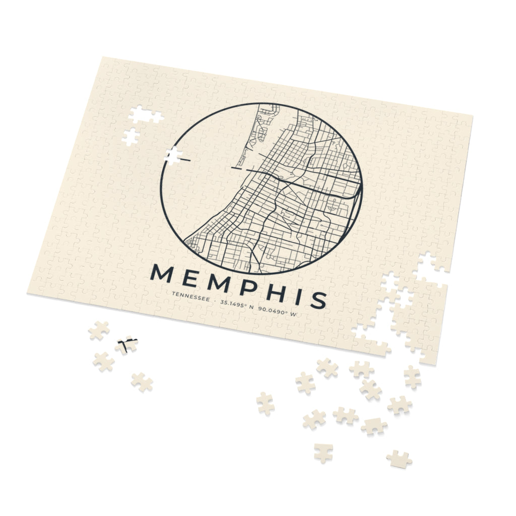 Memphis Street Map Puzzle