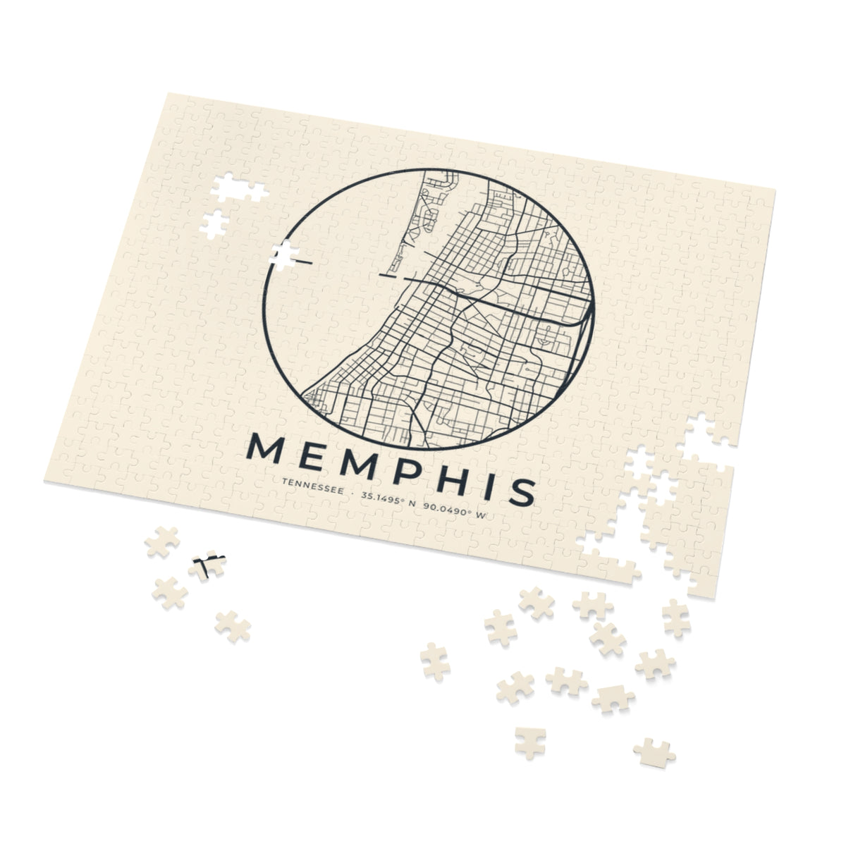 Memphis Street Map Puzzle