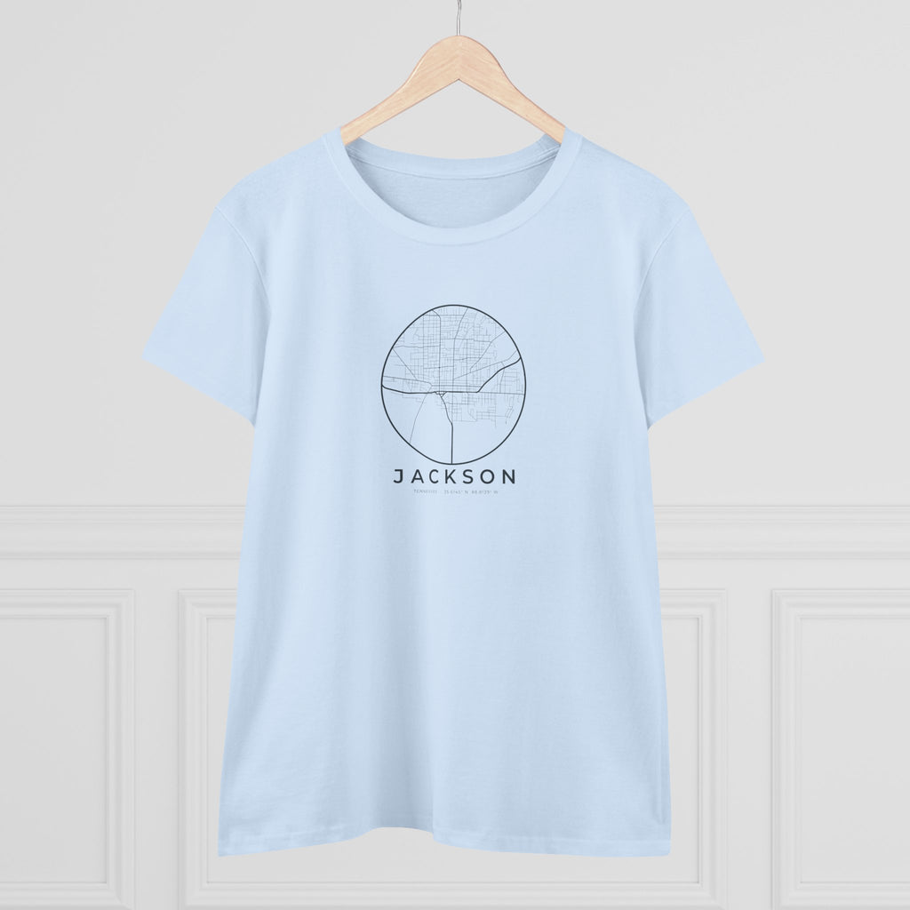 Jackson Street Map Women's T-Shirt