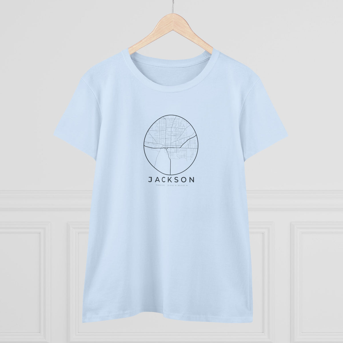 Jackson Street Map Women's T-Shirt