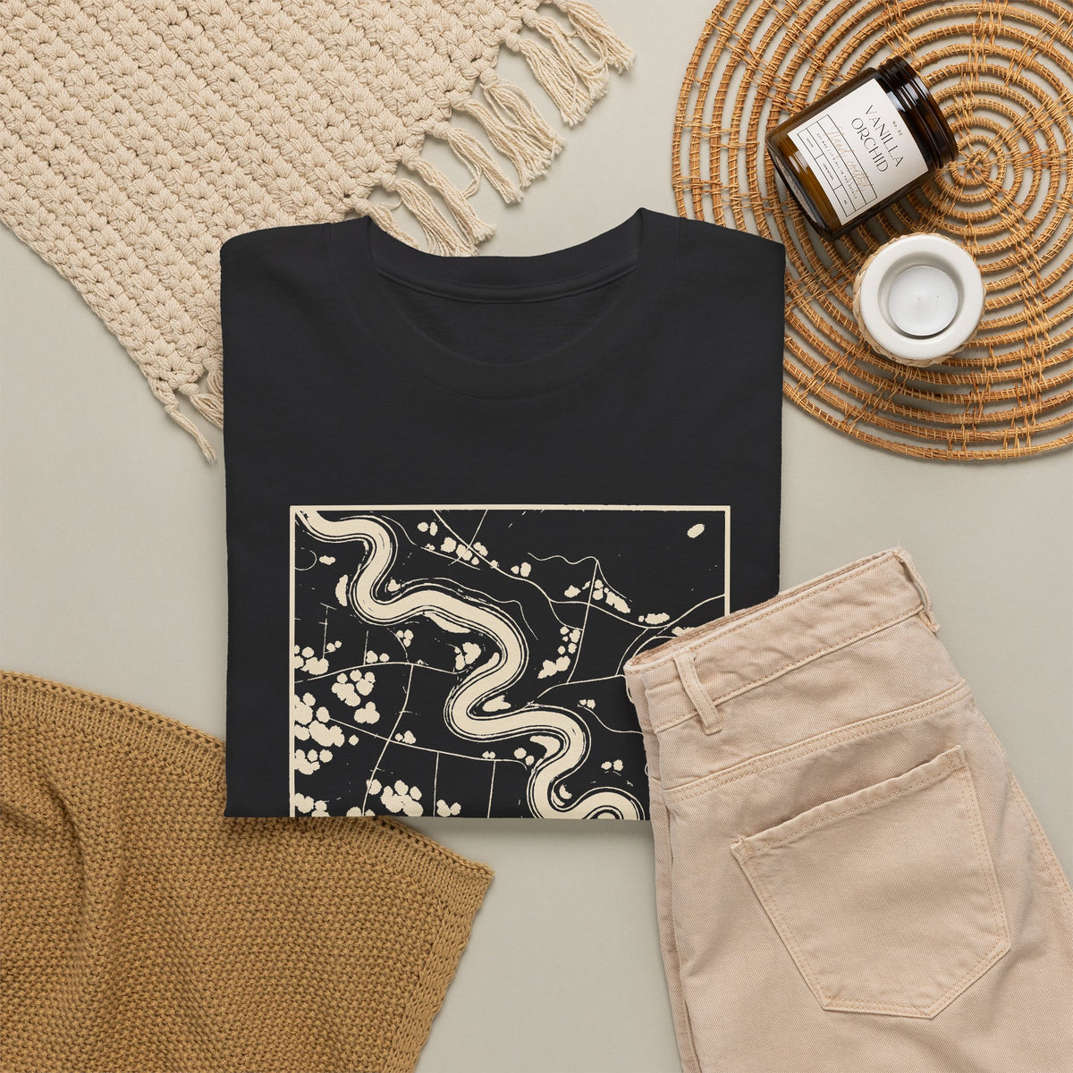 Murfreesboro Topo Map T-Shirt
