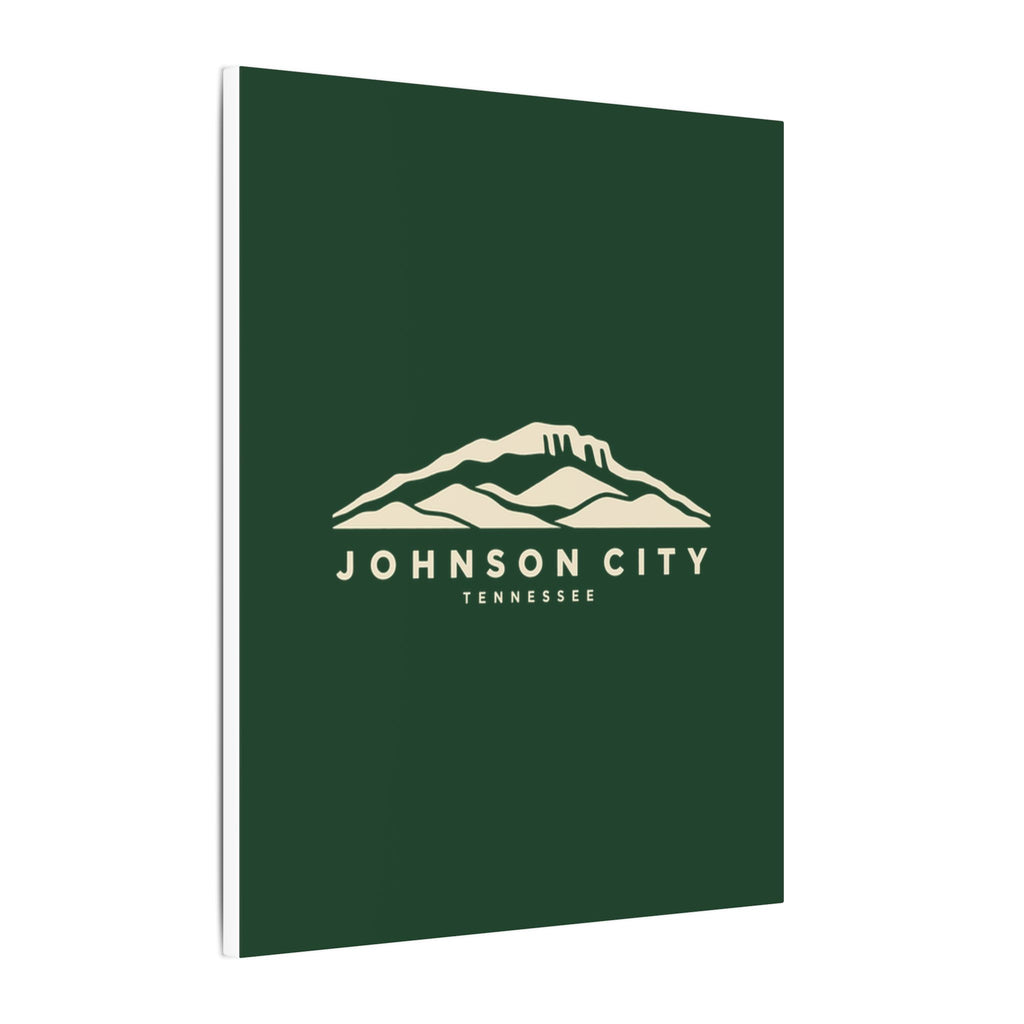 Johnson City Buffalo Mountain Canvas Print (Forest Green)