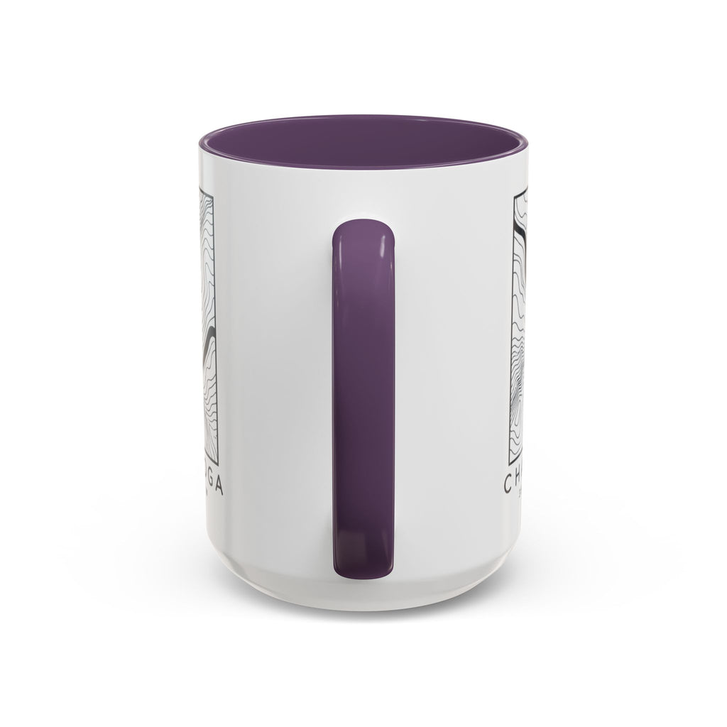 Chattanooga Topo Map Accent Mug