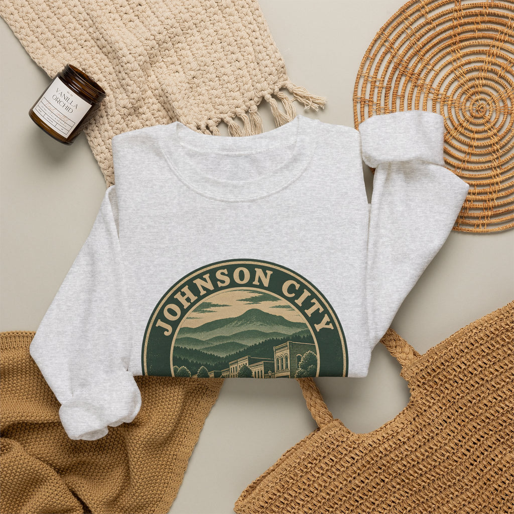 Johnson City Park Badge Crewneck Sweatshirt