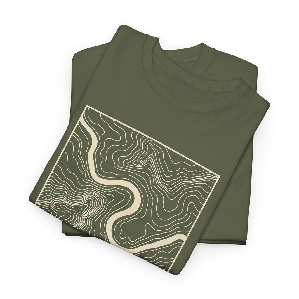 Chattanooga Topo Map T-Shirt