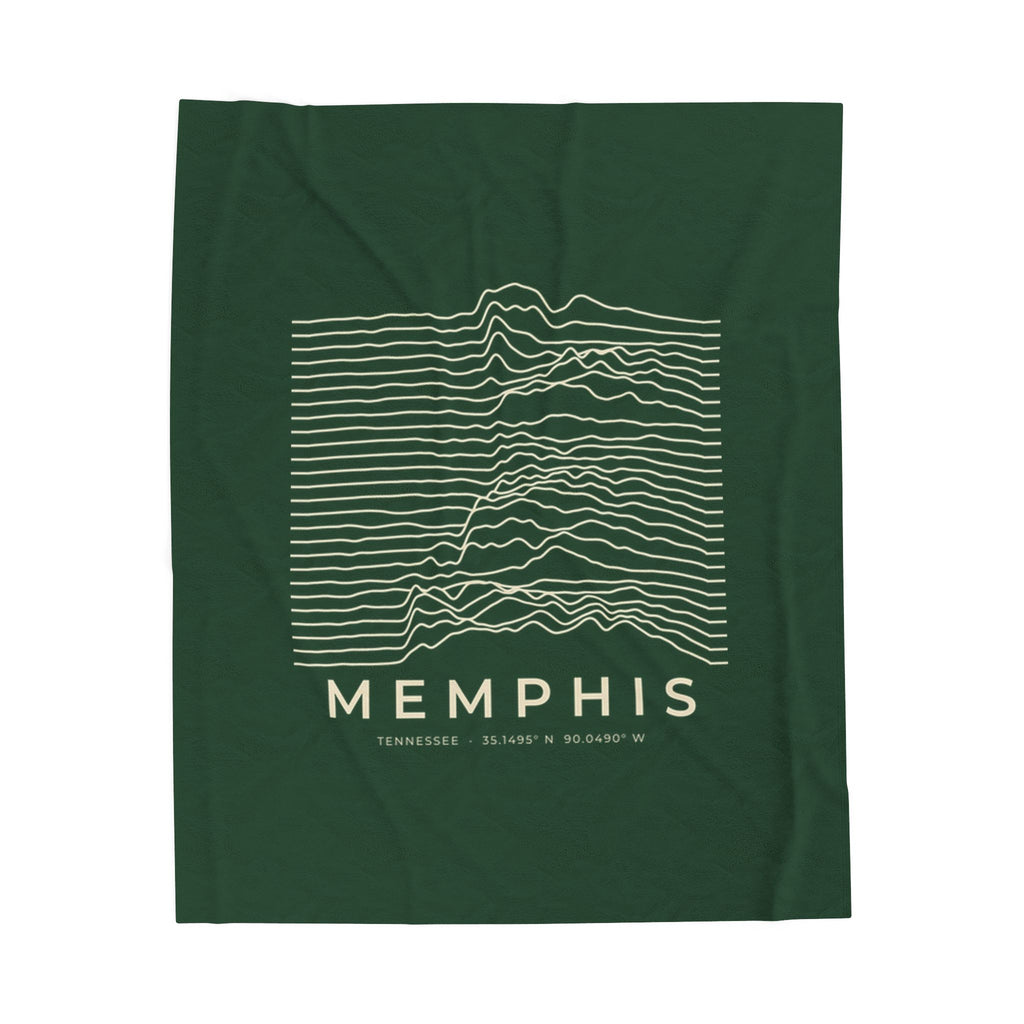 Memphis Ridgeline Blanket (Forest Green)