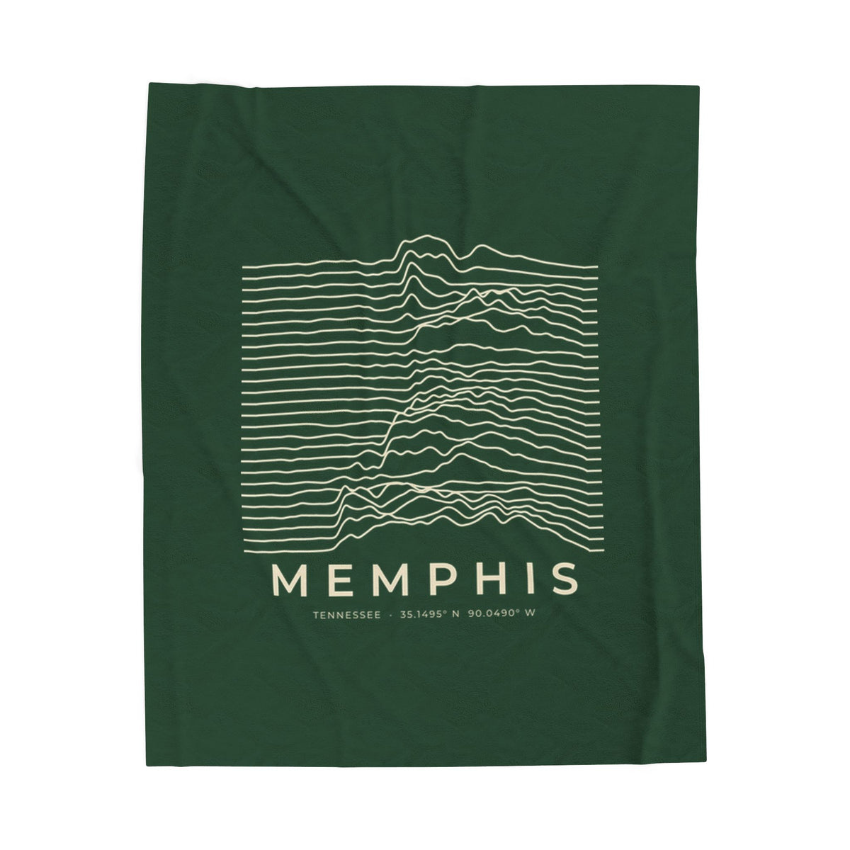 Memphis Ridgeline Blanket (Forest Green)