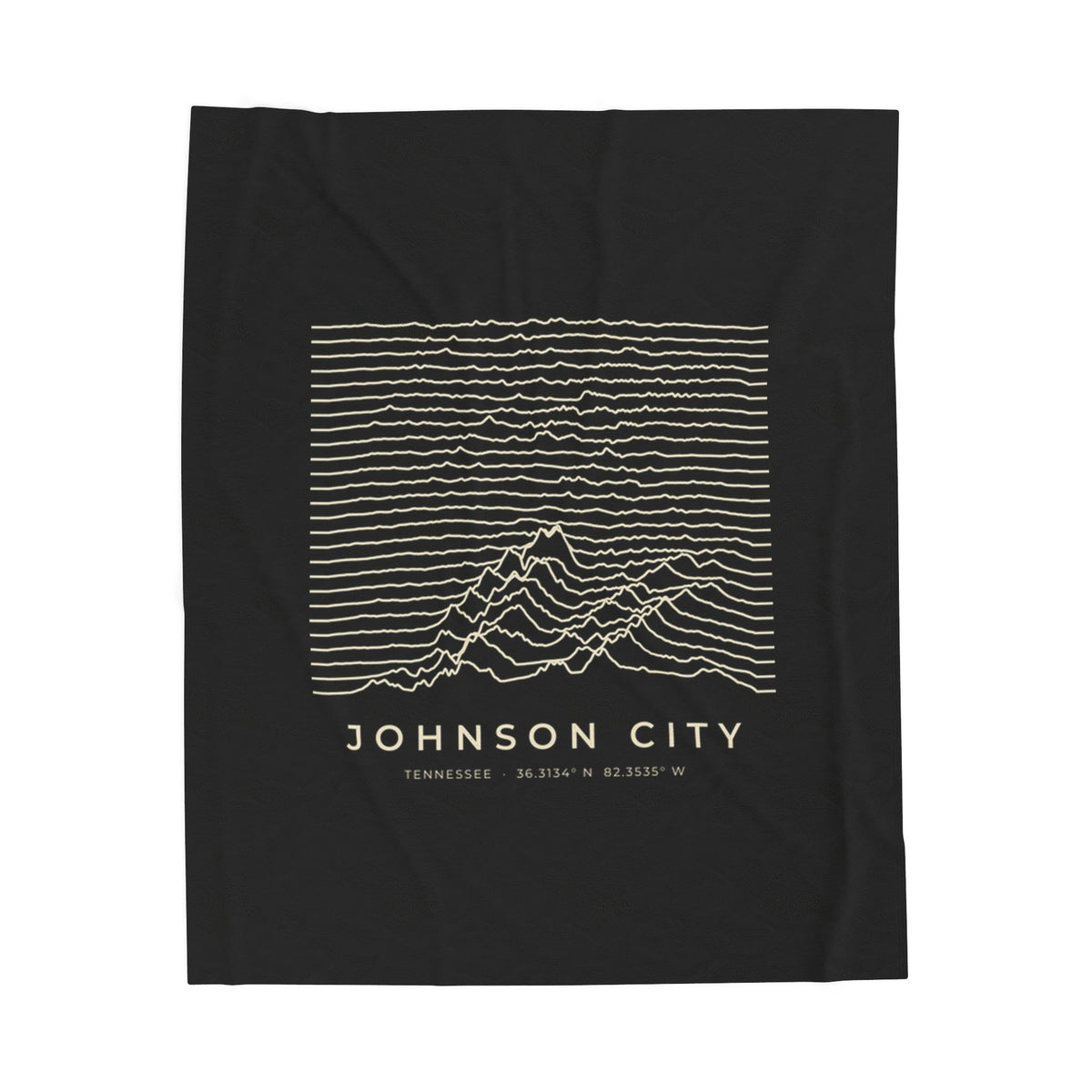 Johnson City Ridgeline Blanket (Black)