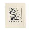 Memphis Topo Map Blanket