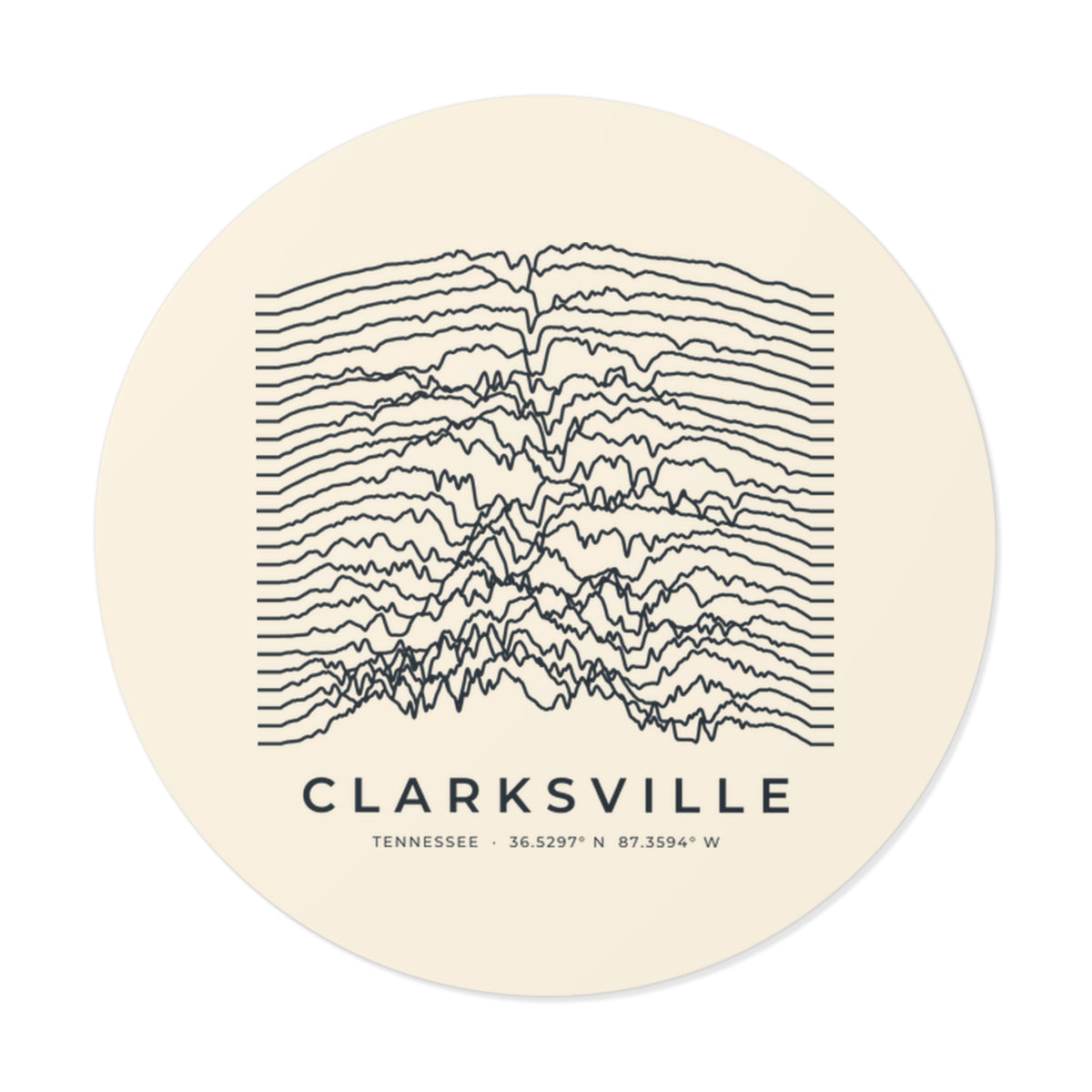 Clarksville Ridgeline Sticker
