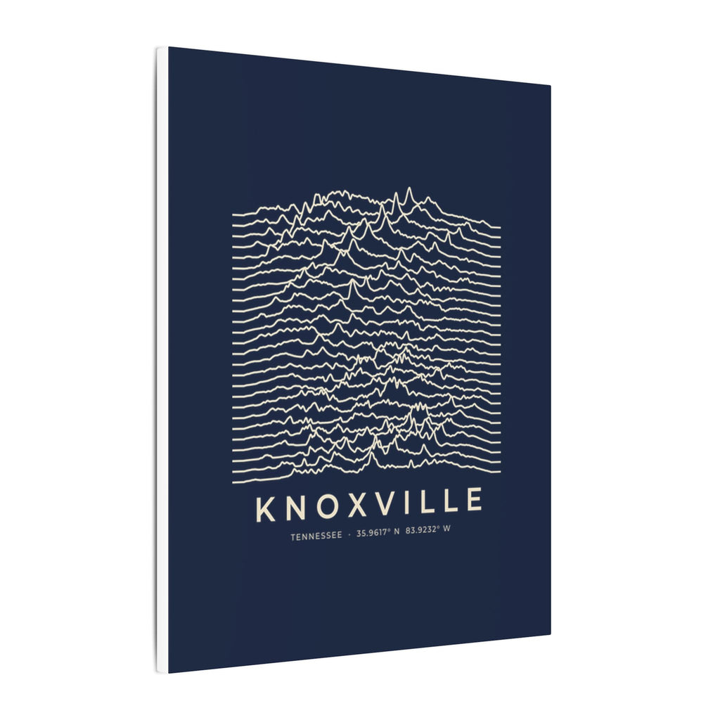 Knoxville Ridgeline Canvas Print (Navy)