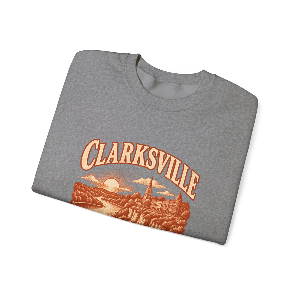 Clarksville Engraved Valley Crewneck Sweatshirt
