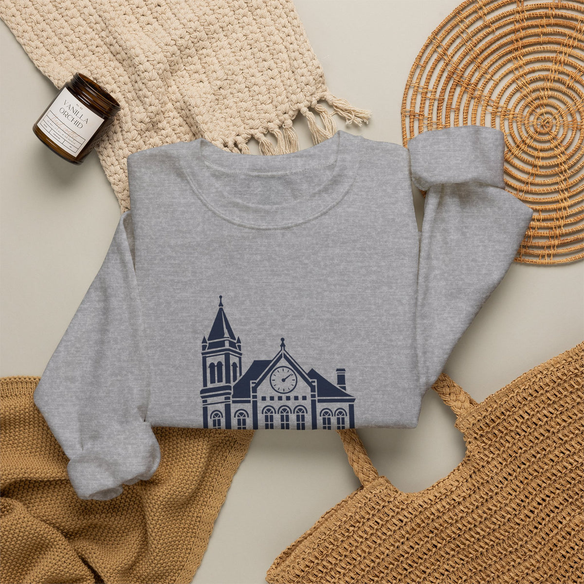 Clarksville Customs House Crewneck Sweatshirt