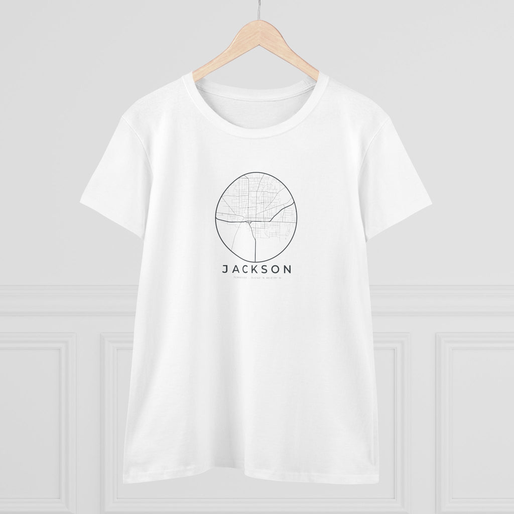 Jackson Street Map Women's T-Shirt