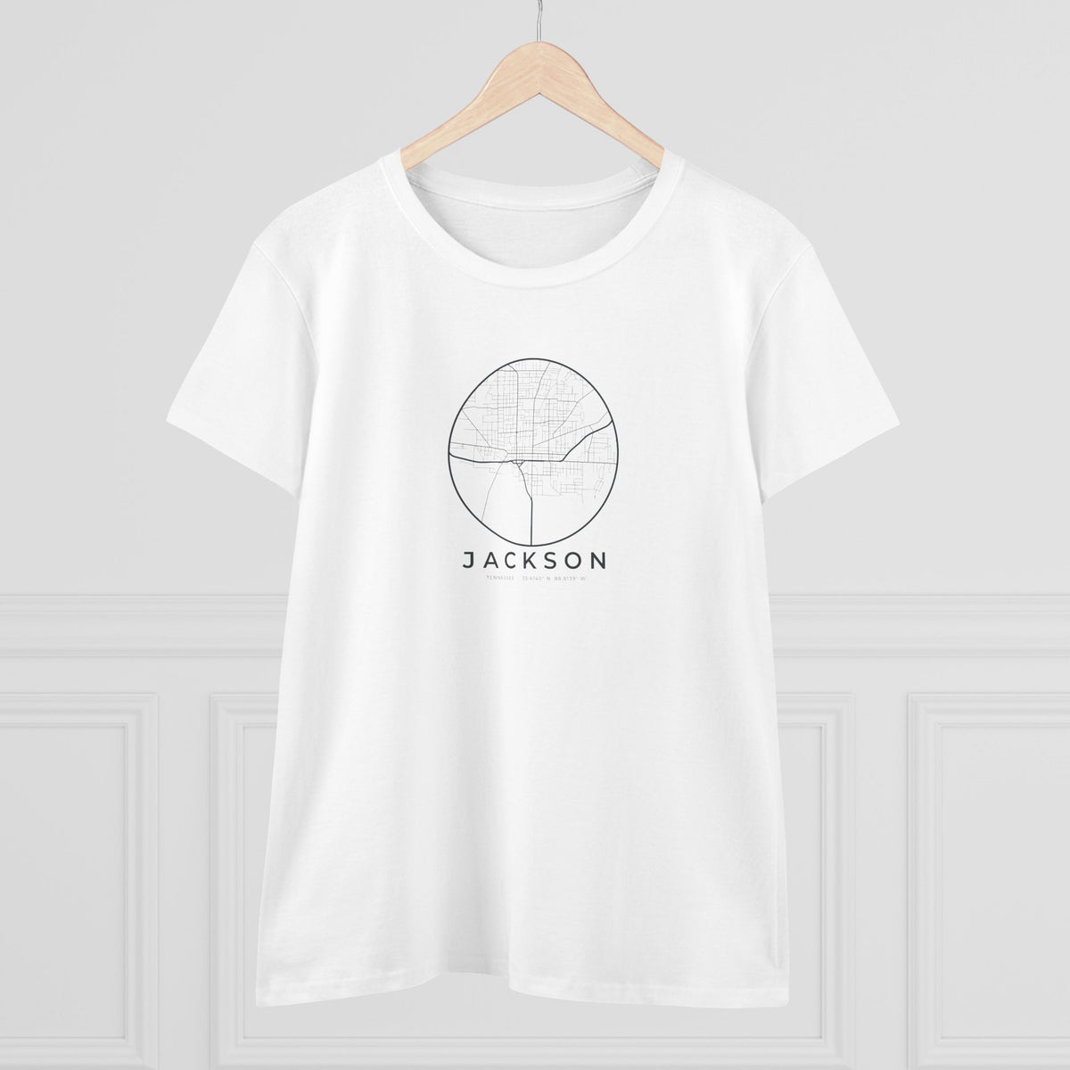 Jackson Street Map Women's T-Shirt